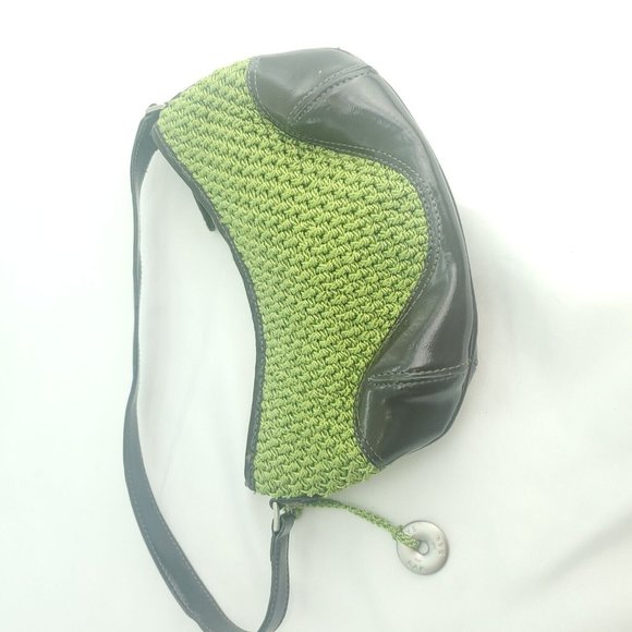 The Sak Womens Brown Crochet Shoulder Strap Lined Inner Pockets Hobo Bags - Picture 2 of 12